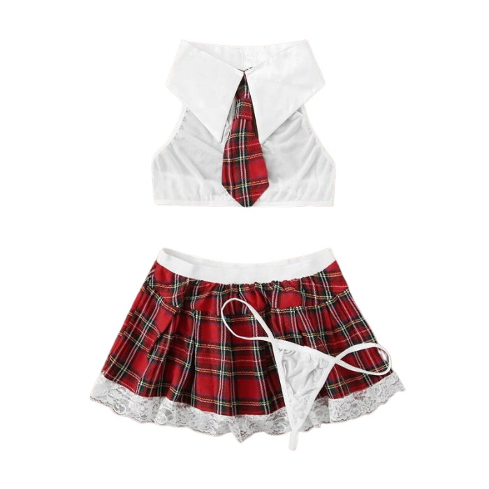 Red School Girl Costume