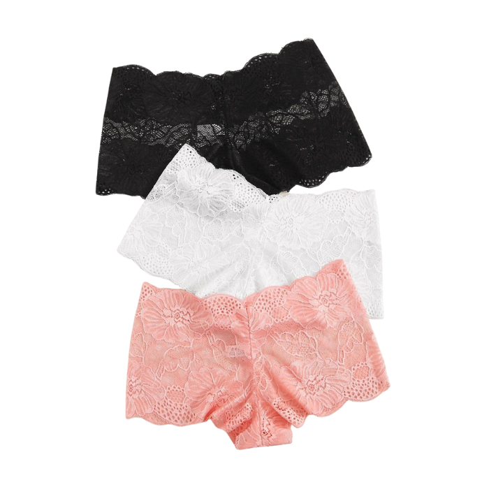 Floral Lace Panty Pack